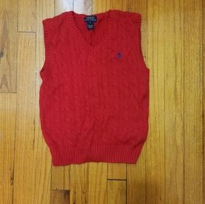 Boys polo ralph lauren sweater vest